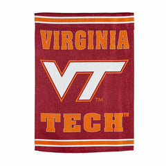 Embossed Suede Flag, GDN Size, Virginia Tech, Collegiate, Home