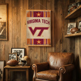 Virginia Tech, Canvas Wall Tapestry, Medium, 36x24, Collegiate, Home