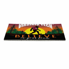 Virginia Tech Bigfoot PVC Mat, 28"x16", Collegiate