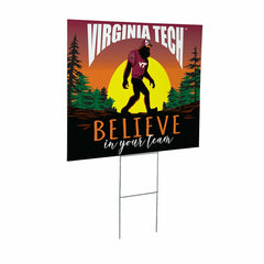 Virginia Tech Yard Sign, Bigfoot, Collegiate, Home