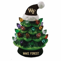 4" Mini LED Tabletop Christmas Tree, Set of 2, Wake Forest University, Collegiate, Home
