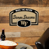 Wake Forest University USA Embossed Steel Wall Sign, 11" x 17", Collegiate, Home