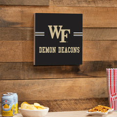 Wake Forest University Wood Wall Sign, 12x12, Collegiate, Home
