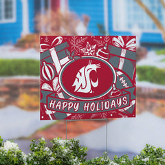 Washington State University Yard Sign, Holiday, Collegiate, Home