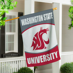 Washington State University Suede House Flag, Collegiate, Home