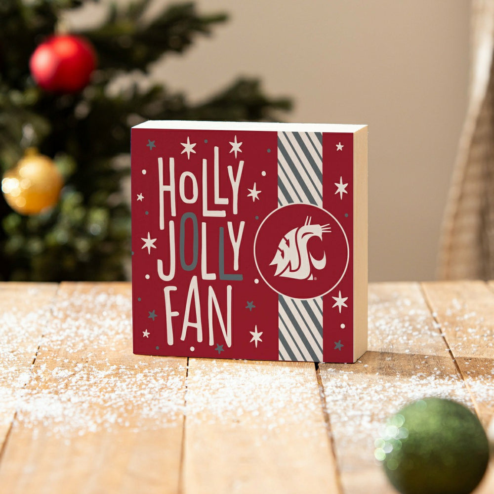Washington State University Block, Holiday, 6x6, Collegiate, Home