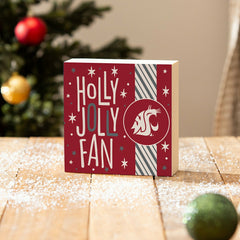 Washington State University Block, Holiday, 6x6, Collegiate, Home
