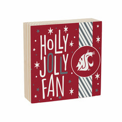 Washington State University Block, Holiday, 6x6, Collegiate, Home