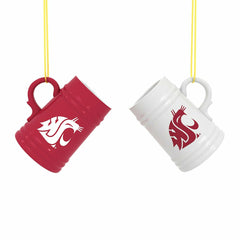 Washington State University Ceramic Mini Stein, 3oz, set of 2, Collegiate, Home
