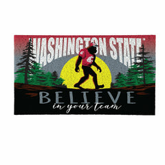 Washington State University Bigfoot PVC Mat, 28"x16", Collegiate