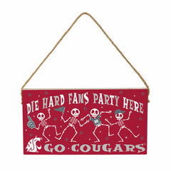 Washington State University Halloween Wood Wall Sign, 6x11, Collegiate, Home