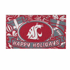 Washington State University Holiday PVC Mat, 28"x16", Collegiate