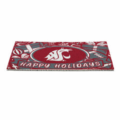 Washington State University Holiday PVC Mat, 28"x16", Collegiate