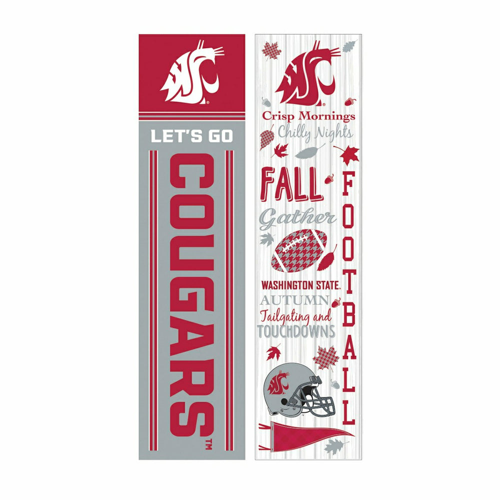 46" Double Sided Leaner, Washington State University, Fall Seasonal, Collegiate, Home
