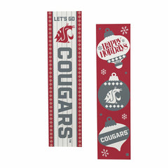 47" Double Sided Leaner, Washington State University, Christmas, Collegiate, Home