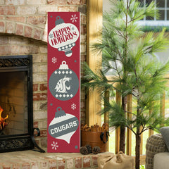 47" Double Sided Leaner, Washington State University, Christmas, Collegiate, Home