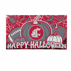 Washington State University Halloween PVC Mat, 28"x16", Collegiate