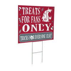Washington State University Yard Sign, Halloween Treats for Fans, Collegiate, Home