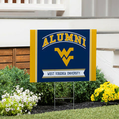 West Virginia University Coroplast Yard Sign Alumni, Collegiate, Home