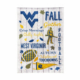 West Virginia University, Moire Flag, GDN, Fall Seasonal, Collegiate, Home
