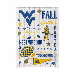 West Virginia University, Moire Flag, GDN, Fall Seasonal, Collegiate, Home