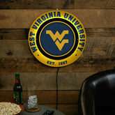 West Virginia University, Metal Lite, Round, Collegiate