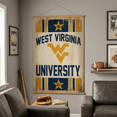 West Virginia University, Canvas Wall Tapestry, Large, 54x36, Collegiate, Home