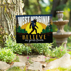 West Virginia University Yard Sign, Bigfoot, Collegiate, Home