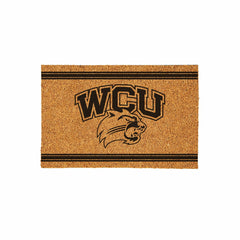Western Carolina University Large One Color Coir Mat, 36"x24", Collegiate