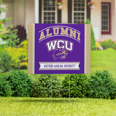 Western Carolina University Coroplast Yard Sign Alumni, Collegiate, Home