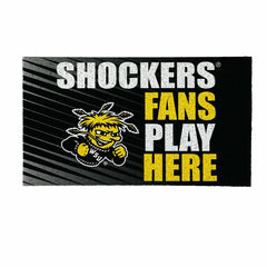 Wichita State University Fan Mat, 28"x16", Collegiate