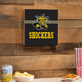 Wichita State University Wood Wall Sign, 12x12, Collegiate, Home