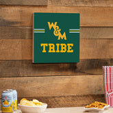 William & Mary Wood Wall Sign, 12x12, Collegiate, Home