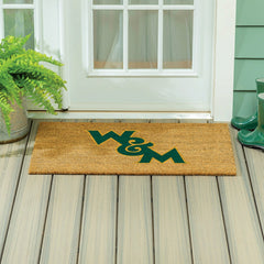 William & Mary Large Full Color Coir Mat, 36"x24", Collegiate