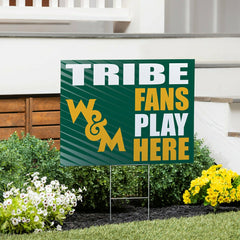 William & Mary Coroplast Yard Sign "Fans Play Here", Collegiate, Home