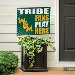 William & Mary Coroplast Yard Sign "Fans Play Here", Collegiate, Home