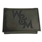 William & Mary, Tri-Fold Wallet, Black, Collegiate, Home