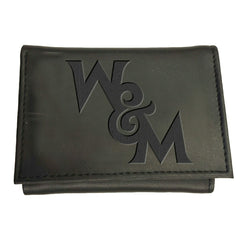 William & Mary, Tri-Fold Wallet, Black, Collegiate, Home
