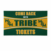 28" x 16" PVC Trapper Mat, Come Back with Tickets, William & Mary, Collegiate