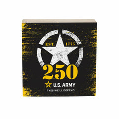 US Army, 250th Anniversary Plock, Down Home Fans, 6x6, US Military, Home
