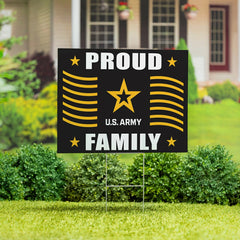 US Army Coroplast Yard Sign, US Military, Home