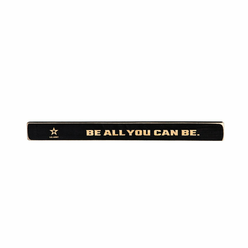 US Army Engraved Wood Sign, 1.5" x 18", US Military, Home