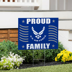 US Air Force Coroplast Yard Sign, US Military, Home