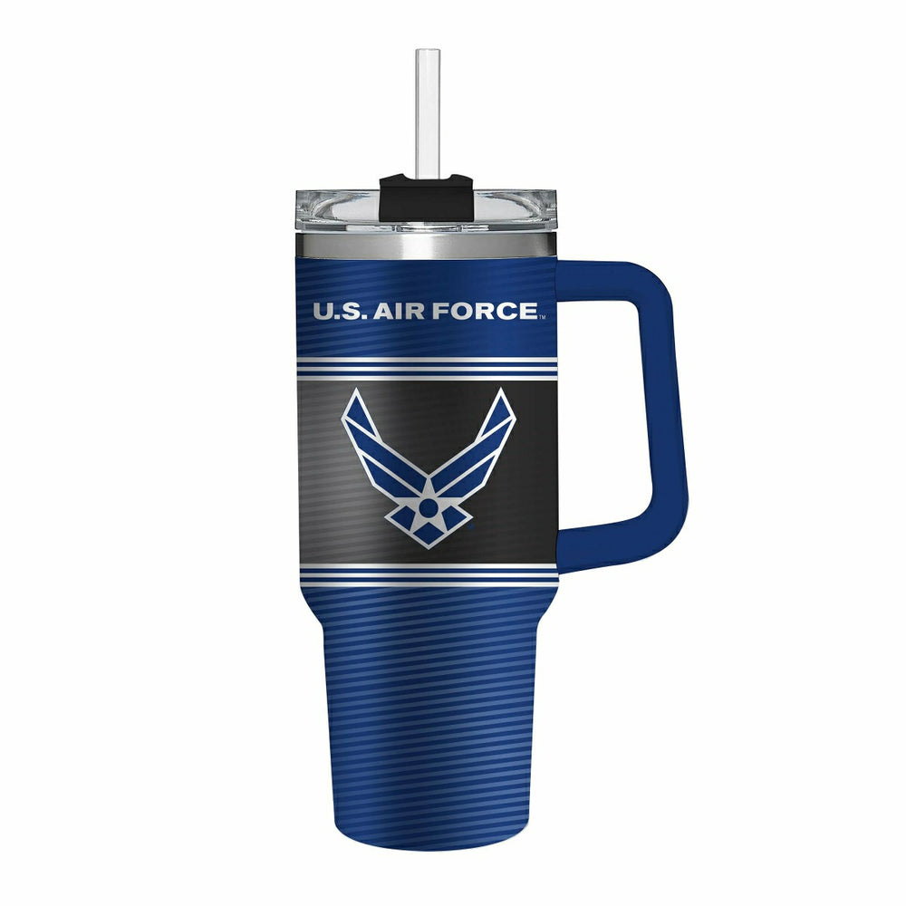40oz Stainless Steel Canyon Cup w/ Straw, US Air Force, US Military, Home