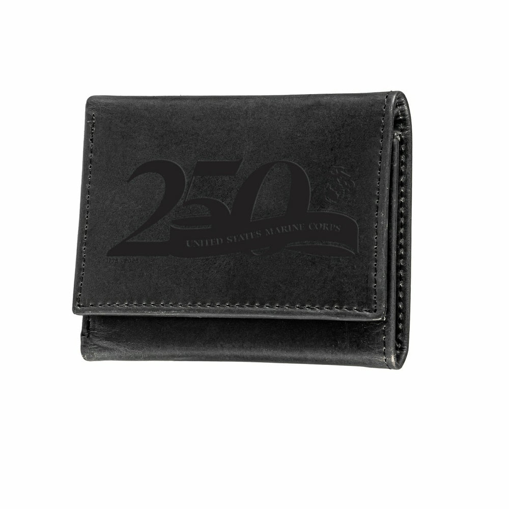 Wallet, Tri-Fold, US Marine Corps, 250th Anniversary, US Military, Home