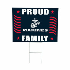 US Marine Corps Coroplast Yard Sign, US Military, Home