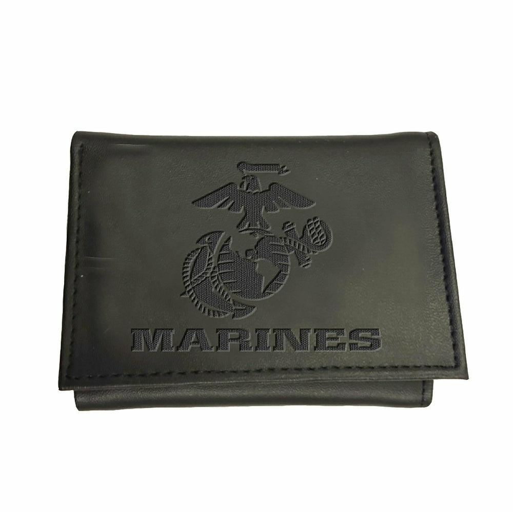 US Marine Corps, Tri-Fold Wallet, Black, US Military, Home