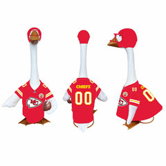 Kansas City Chiefs Sports Porch Goose Uniform, Home