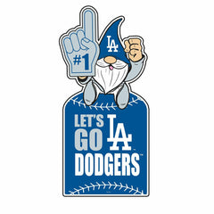 Los Angeles Dodgers Gnome Metal Sign 10"L x 30"H, Home, MLB