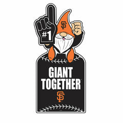 San Francisco Giants Gnome Metal Sign 10"L x 30"H, Home, MLB